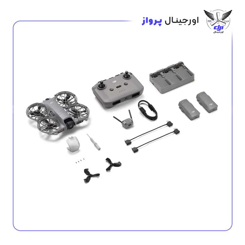 اقلام داخل پک کوادکوپتر نئو ۲ کمبو | DJI Neo 2 Fly More Combo